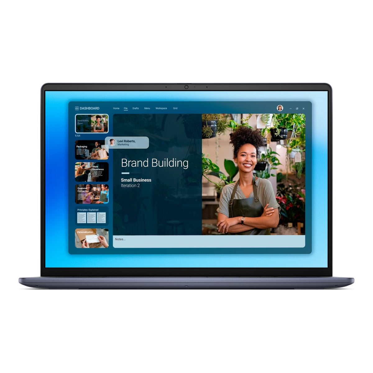 Dell 16 16-inch FHD+ Laptop - Intel Core 7 150U 512GB SSD 16GB RAM Win 11 Home (Open Box) image 3