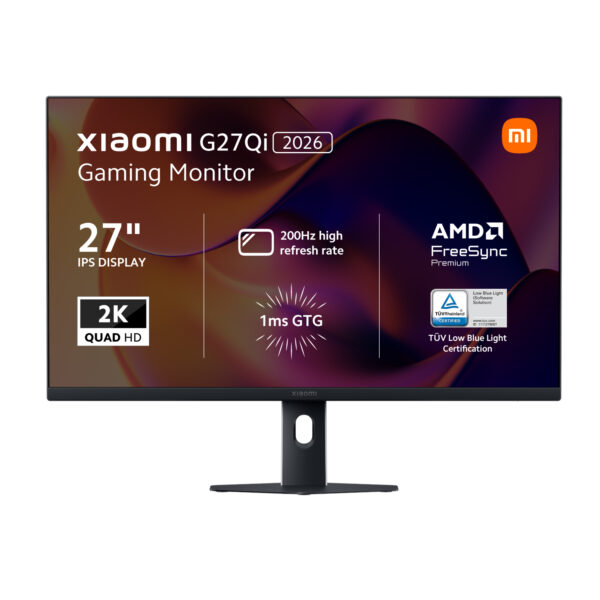 Xiaomi G27Qi 2026 27-inch 2560 x 1440p QHD 16:9 200Hz 1ms LCD IPS Gaming Monitor ELA6556EU