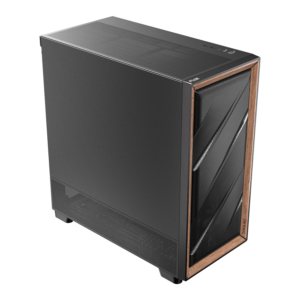 Antec FLUX SE E-ATX | ATX | Micro-ATX | ITX Mid-Tower Gaming Chassis Wood Front Panel- Black image 4