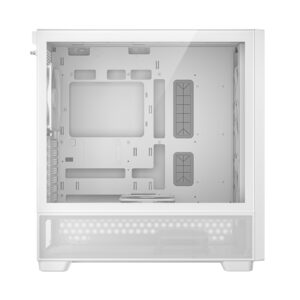 Antec FLUX Mid-Tower E-ATX Gaming Chassis Wood Front Panel - White image 3