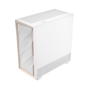 Antec FLUX Mid-Tower E-ATX Gaming Chassis Wood Front Panel - White image 4