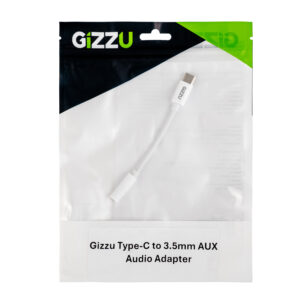 Gizzu USB Type-C to 3.5mm AUX Audio Adapter - White image 4