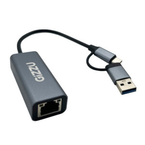 Gizzu High Speed Type-C/A to Gigabit Adapter Poly image 2