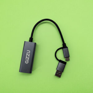 Gizzu High Speed Type-C/A to Gigabit Adapter Poly image 4