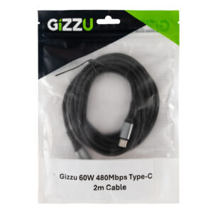 GIZZU 60W 480Mbps Type-C 2m Cable image 4