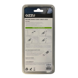 GIZZU 1.8m Nano Combination Lock Security Cable image 3