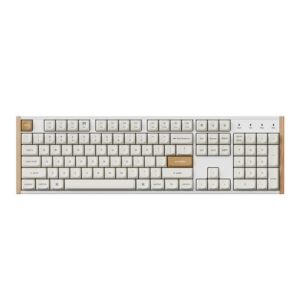 Keychron K10 HE Special Edition Full-size Hot-Swap Gateron Dbl-Rail Nebula Switch RGB Wireless Keyboard - White (Wood + Al) image 2