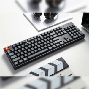 Keychron K10 QMK Full-size RGB Wireless Custom Mechanical Keyboard V.2 (Super RED Switch) – Black image 5