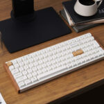Keychron K4 HE 96% Magnetic Switch Hot-Swap RGB Wireless Keyboard – White (Wood + Aluminium) image 3