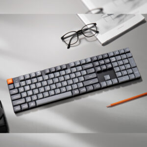 Keychron K5 Max QMK/VIA Full-sized Wireless Custom Mechanical Keyboard | BROWN Switches image 3