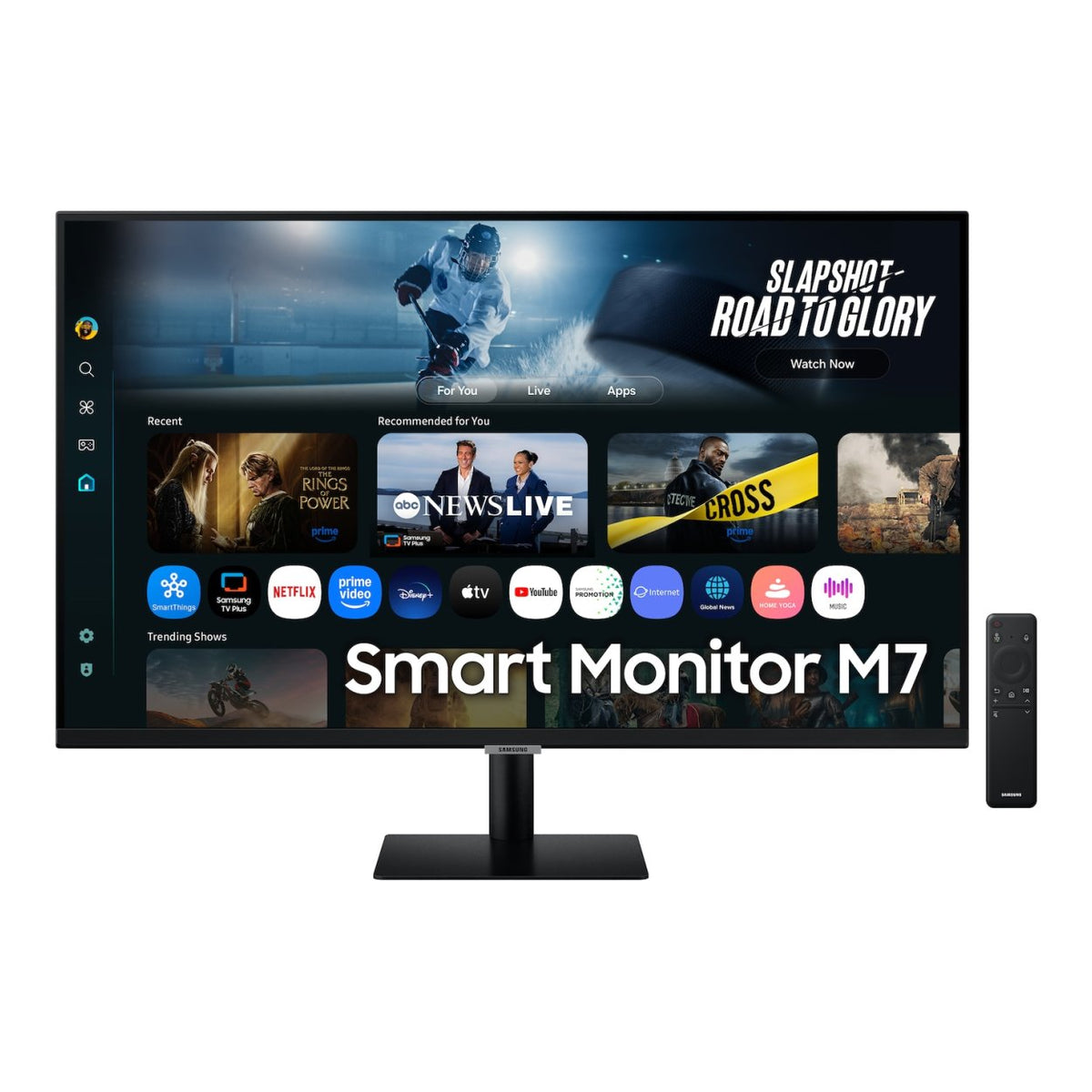Samsung M7 M70F 32-inch 3840 x 2160p 4K UHD 16:9 60Hz 4ms LED VA AI Smart Monitor LS32FM700UAXXA image 2