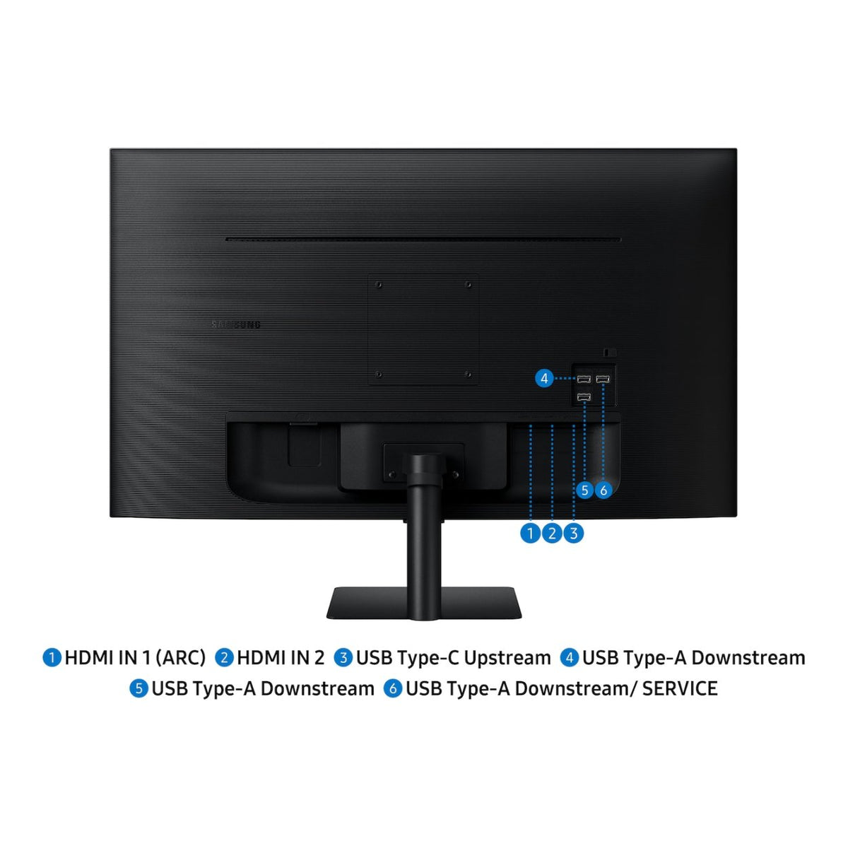Samsung M7 M70F 32-inch 3840 x 2160p 4K UHD 16:9 60Hz 4ms LED VA AI Smart Monitor LS32FM700UAXXA image 7