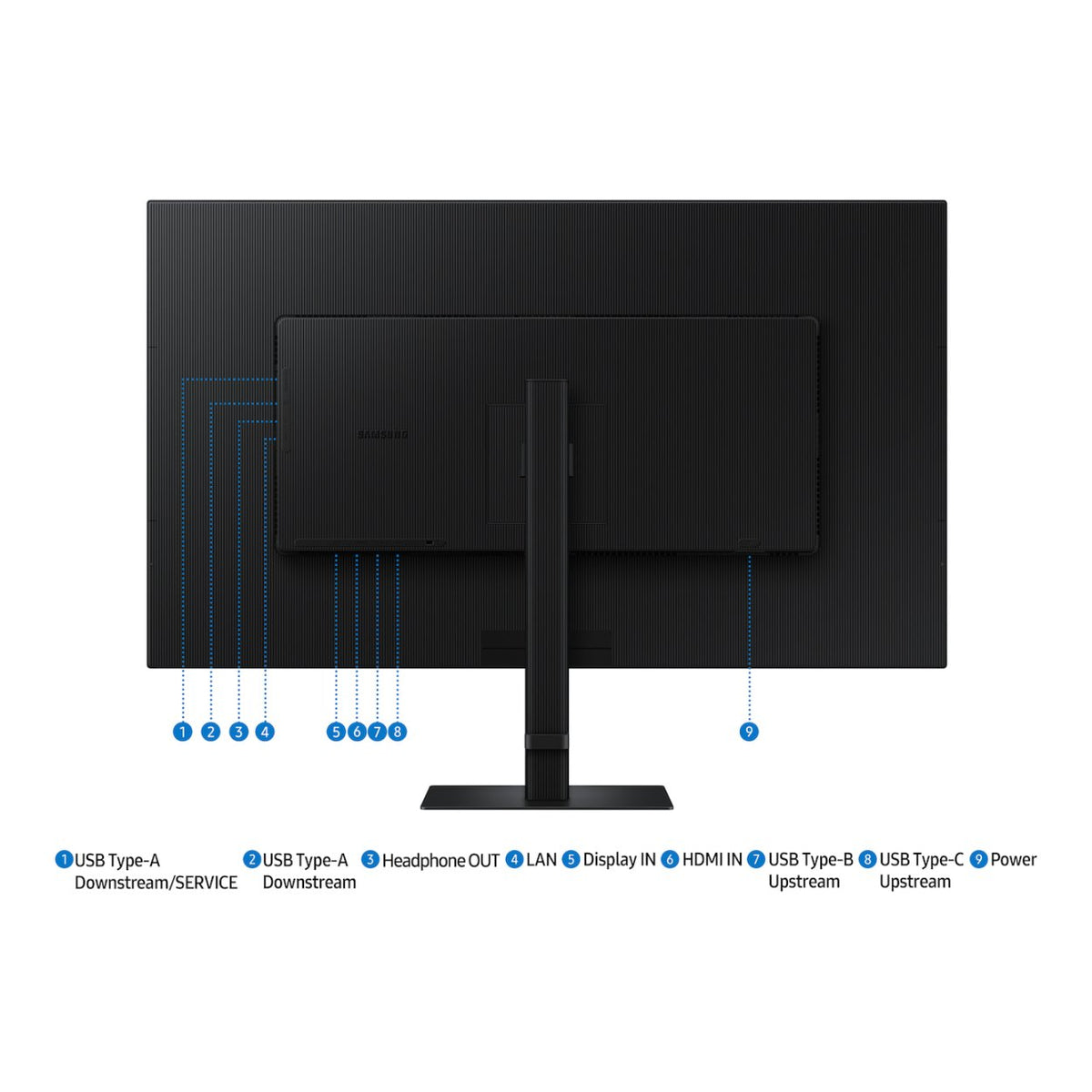 Samsung ViewFinity S8 S80UD 37-inch 3840 x 2160p 4K UHD 16:9 60Hz 5ms LED VA Monitor LS37D800UAUXEN image 10