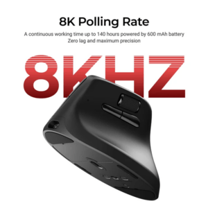 Keychron M5-A29 1K Wireless Mouse (BT/2.4GHz/Wired) - Black image 9