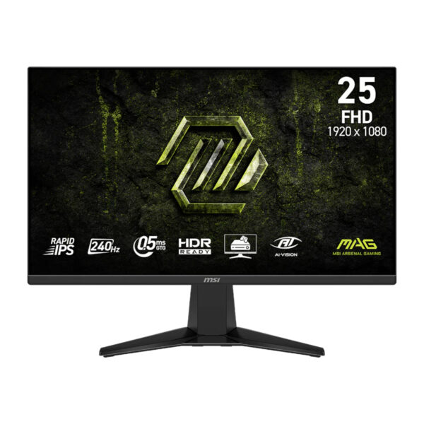 MSI MAG 255F X24 24.5-inch 1920 x 1080p FHD 16:9 240Hz 0.5ms LED IPS Gaming Monitor