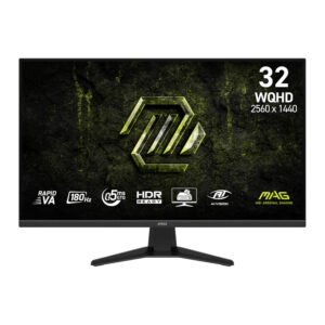 MSI MAG 325QF E18V 31.5-inch 2560 x 1440p WQHD 16:9 180Hz 0.5ms LED VA Gaming Monitor image 1