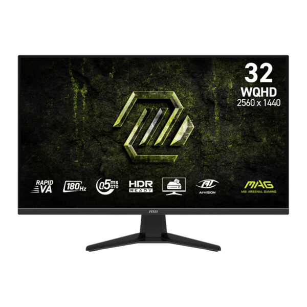 MSI MAG 325QF E18V 31.5-inch 2560 x 1440p WQHD 16:9 180Hz 0.5ms LED VA Gaming Monitor