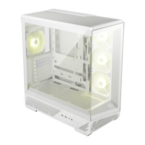 MSI MAG PANO 130R PZ ATX Gaming Chassis - White image 4