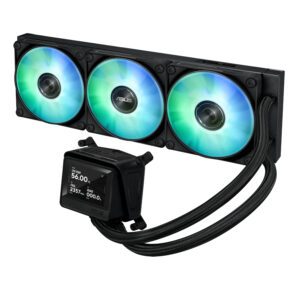 Asus MAX Gaming LC 360 ARGB LCD All-in-one CPU Liquid Cooler - Black image 2