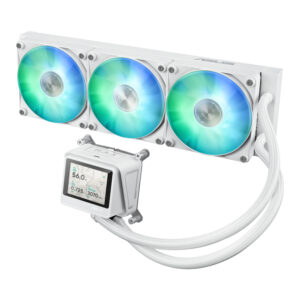 Asus MAX Gaming LC 360 ARGB LCD All-in-one CPU Liquid Cooler - White image 2