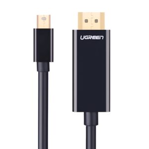 UGREEN Mini DisplayPort Male to 4K@30Hz HDMI Cable 1.5m - Black image 2