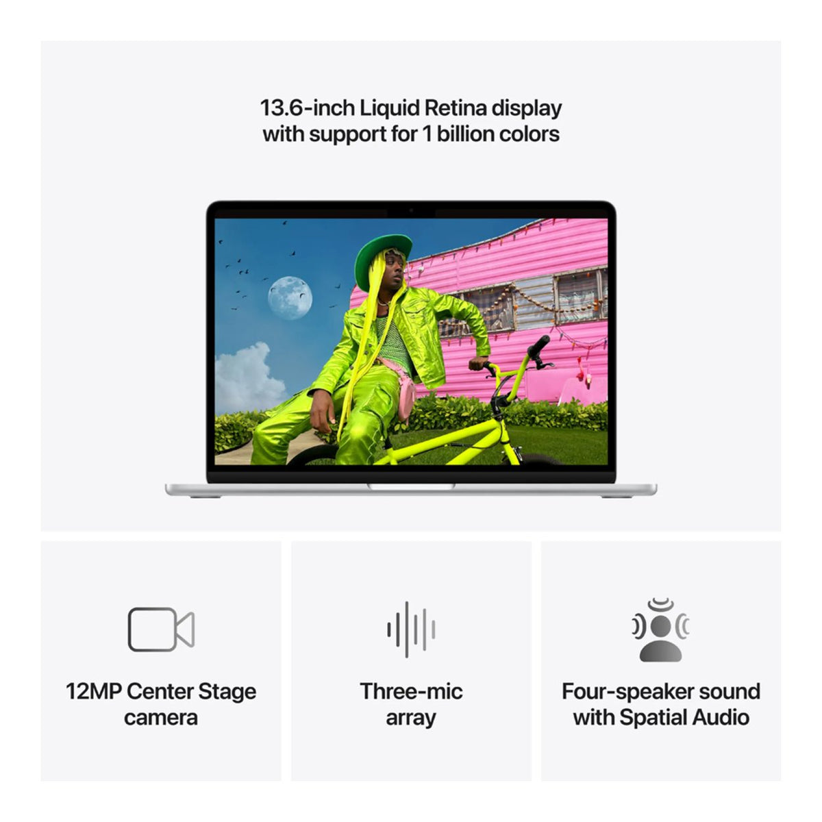 Apple MacBook Air 13.6-inch Retina Laptop - Apple M5 1TB SSD 24GB RAM macOS Silver image 10