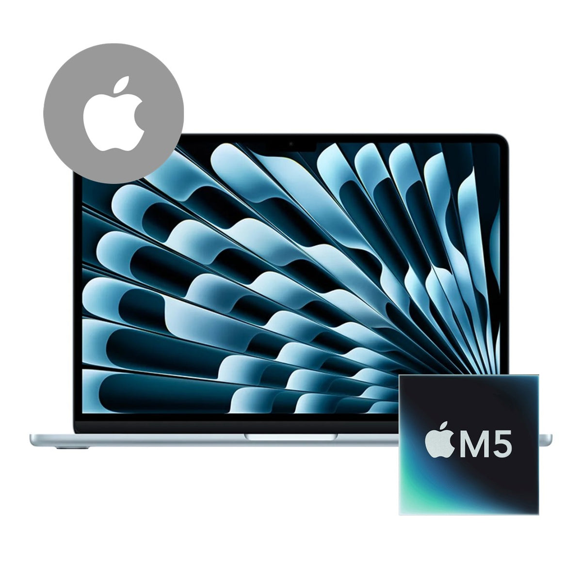 Apple MacBook Air 13.6-inch Retina Laptop - Apple M5 1TB SSD 16GB RAM macOS Sky Blue image 2