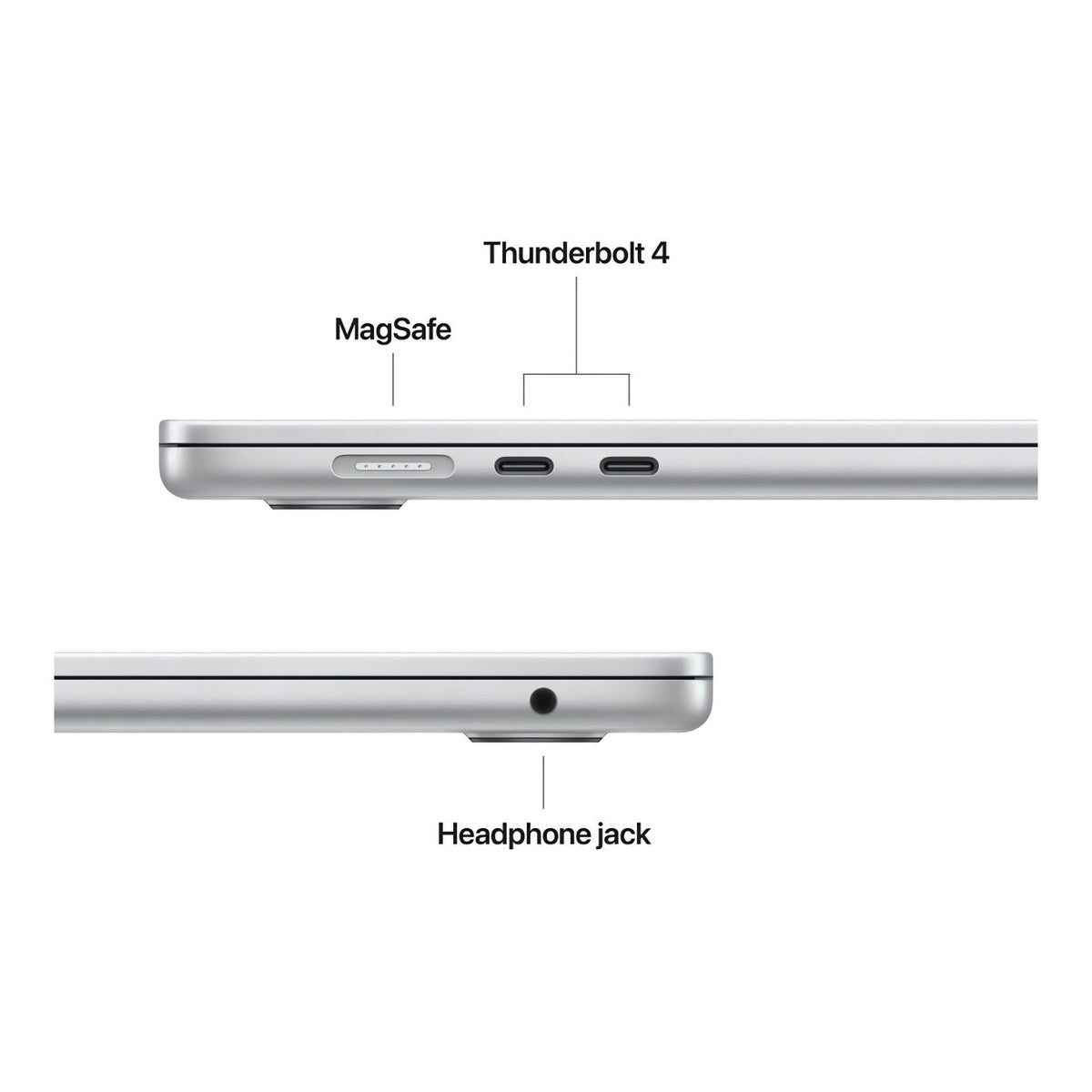 Apple MacBook Air 15.3-inch Retina Laptop - Apple M5 512GB SSD 16GB RAM macOS Silver image 4