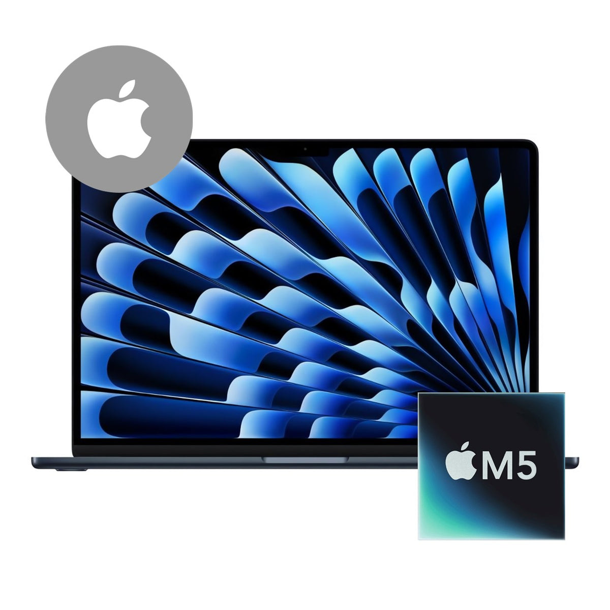 Apple MacBook Air 15.3-inch Retina Laptop - Apple M5 1TB SSD 24GB RAM macOS Midnight image 2