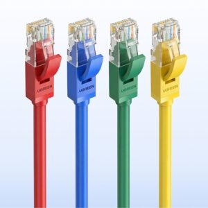 UGREEN Cat6 UTP Flat Ethernet Cable 1M – Yellow image 5