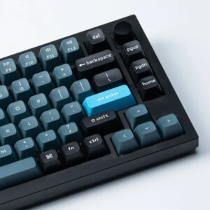 Keychron Double Shot KSA PBT Keycap Set - Dark Grey/Grey/Blue image 4
