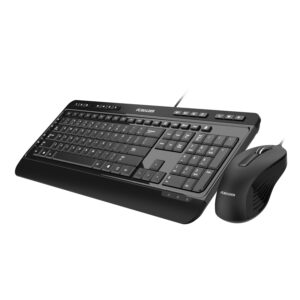 PCBuilder ALPHA Silent Wired Keyboard and Mouse Combo image 2