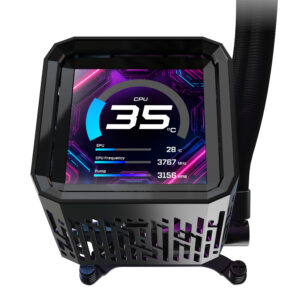 ASRock Phantom Gaming 360 LCD All-in-one Liquid CPU Cooler - Black image 5