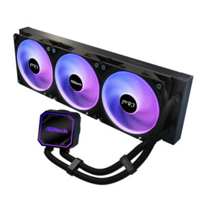 ASRock PRO 360 ARGB All-in-one Liquid CPU Cooler - Black image 2