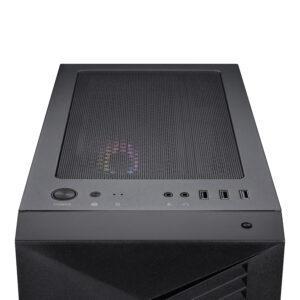 MSI PRO FORGE M050A Micro-ATX Gaming Chassis - Black image 5