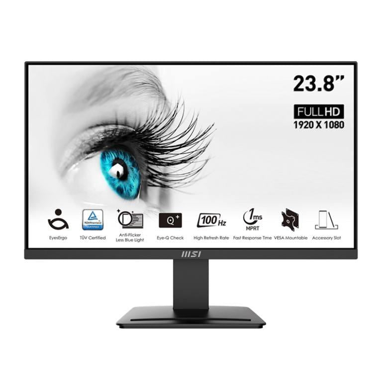MSI Pro MP2412 23.8-inch 1920 x 1080p FHD 16:9 100Hz 1ms VA Monitor