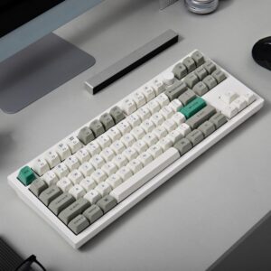 Keychron Q3 Max 80% Full Assembled Knob Red Switch Hot-Swap Gateron Jupiter RGB Wireless Keyboard - Shell White image 4