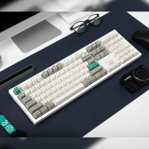 Keychron Q6 Max QMK/VIA Wireless Custom Mechanical Keyboard KSA Gateron Red Jupiter Switches - Shell White image 5