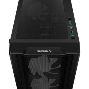 DeepCool CC560 MESH V2 ATX Mid Tower Airflow Gaming Chassis – Black image 5