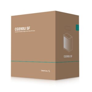 DeepCool CG590U 5F ATX ARGB Gaming Chassis - Black image 12