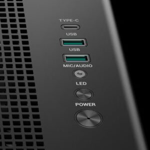 DeepCool CG590U 5F ATX ARGB Gaming Chassis - Black image 8