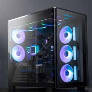 DeepCool CG590U 5F ATX ARGB Gaming Chassis - Black image 9