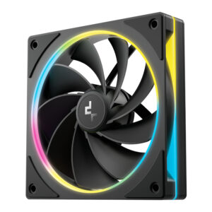 DeepCool FL12R SE 3-in-1 ARGB 120mm PWM 3 Fan Pack - Black image 4
