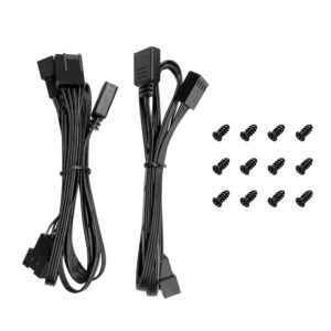 DeepCool FL12R SE 3-in-1 ARGB 120mm PWM 3 Fan Pack - Black image 7