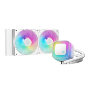 DeepCool LE240 V2 240mm ARGB AIO CPU Liquid Cooler - White image 2