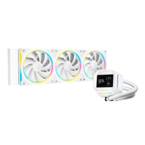 DeepCool LM360 ARGB 360mm AIO CPU Liquid Cooler - White image 2
