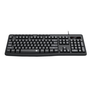 Redragon BK-7366 Full-size Ergonomic Wired Membrane Office Keyboard - Black image 3