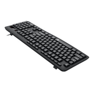 Redragon BK-7366 Full-size Ergonomic Wired Membrane Office Keyboard - Black image 4