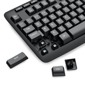 Redragon BK-7366 Full-size Ergonomic Wired Membrane Office Keyboard - Black image 7