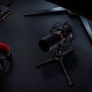 REDRAGON BLAZAR Cardioid USB Gaming Mic and Tripod - Black image 5